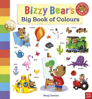 Cover image for 9781805138204 - Bizzy Bear's Big Book of Colours
