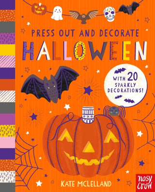 Cover image for 9781805138716 - Press Out and Decorate: Halloween
