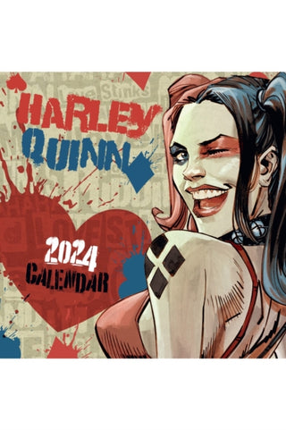 Cover image for 9781805270508 - Harley Quinn 2024 Square Wall Calendar