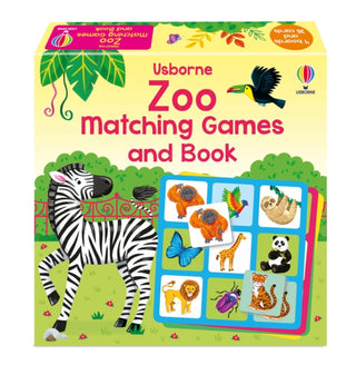 Cover image for 9781805312284 - Zoo Matching Games and Book