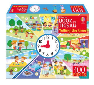Cover image for 9781805312932 - Usborne Book and Jigsaw Telling the Time