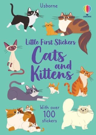 Supplemental image for 9781805314561 - Little First Stickers Cats and Kittens