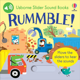 Cover image for 9781805314578 - Slider Sound Books: Rummble!