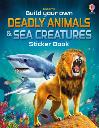 Cover image for 9781805315803 - Build Your Own Deadly Animals and Sea Creatures Sticker Book