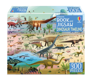 Cover image for 9781805315865 - Book and Jigsaw Dinosaur Timeline