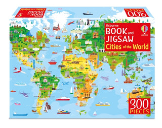 Cover image for 9781805316558 - Book and Jigsaw Cities of the World