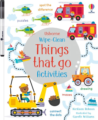 Cover image for 9781805316626 - Wipe-Clean Things That Go Activities