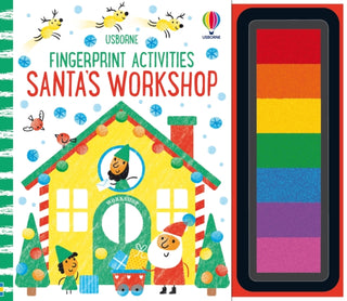 Supplemental image for 9781805318910 - Fingerprint Activities Santa's Workshop