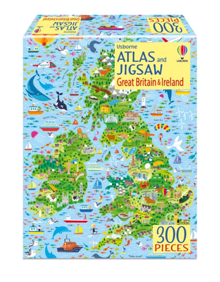 Cover image for 9781805318927 - Atlas & Jigsaw Great Britain & Ireland