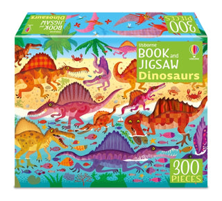 Cover image for 9781805319443 - Usborne Book and Jigsaw Dinosaurs