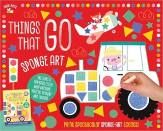 Cover image for 9781805443087 - Busy Bees Things That Go Sponge Art