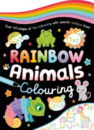 Cover image for 9781805850434 - Rainbow Animals Colouring