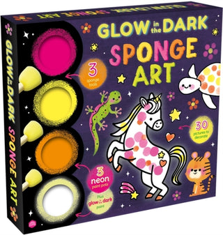Cover image for 9781805850854 - Glow in the Dark Sponge Art