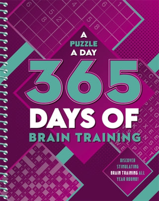 Cover image for 9781805851394 - A Puzzle A Day: 365 Days of Brain Training