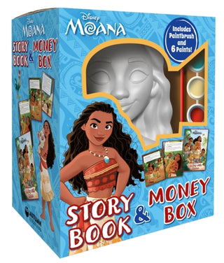 Cover image for 9781805852117 - Disney Moana: Story Book & Money Box