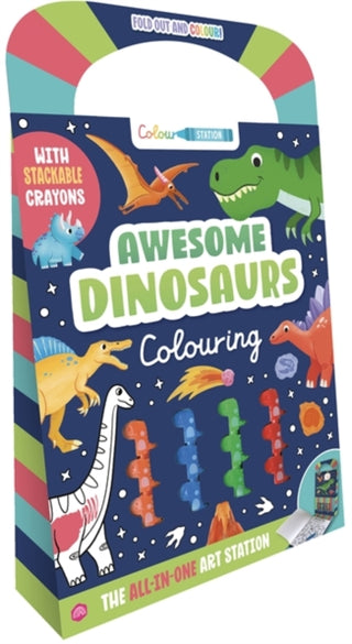 Cover image for 9781805853374 - Awesome Dinosaurs Colouring