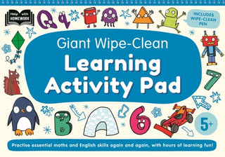 Cover image for 9781805855224 - 5+ Giant Wipe-Clean Learning Activity Pad