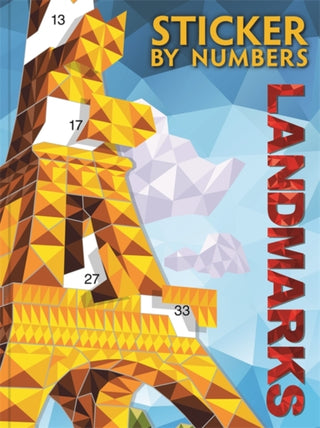 Cover image for 9781805857006 - Sticker By Numbers: Landmarks