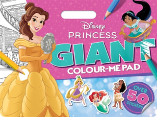 Cover image for 9781805857860 - Disney Princess: Giant Colour-Me Pad
