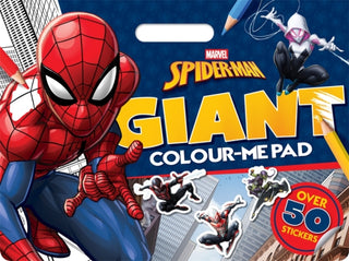 Cover image for 9781805857907 - Marvel Spider-Man: Giant Colour-Me Pad