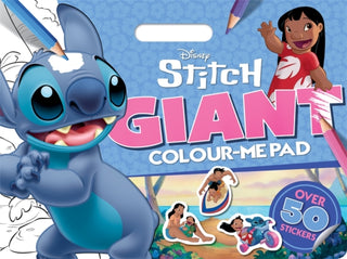Cover image for 9781805857914 - Disney Stitch: Giant Colour-Me Pad