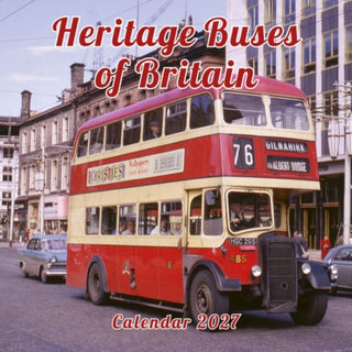 Cover image for 9781805952039 - Heritage Buses of Britain Calendar 2027