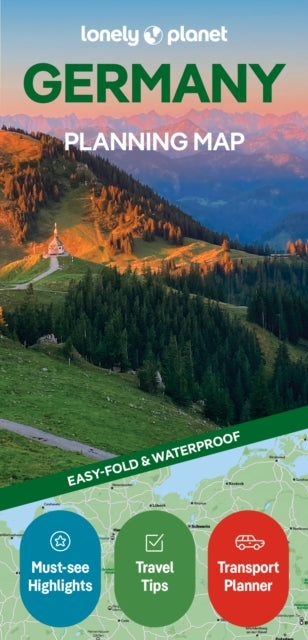 Cover image for 9781806533299 - Lonely Planet Germany Planning Map