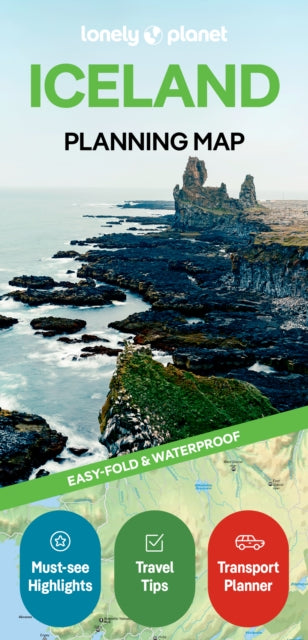 Cover image for 9781806533305 - Lonely Planet Iceland Planning Map