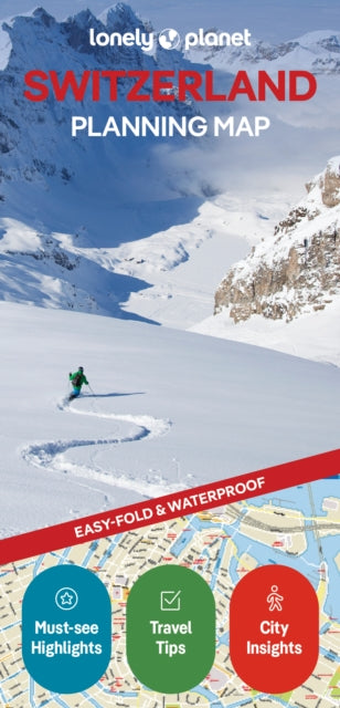 Cover image for 9781806533312 - Lonely Planet Switzerland Planning Map