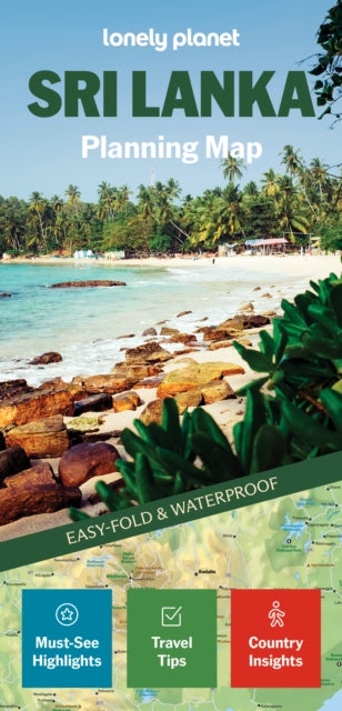 Cover image for 9781806533336 - Lonely Planet Sri Lanka Planning Map