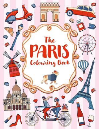 Cover image for 9781806590025 - The Paris Colouring Book