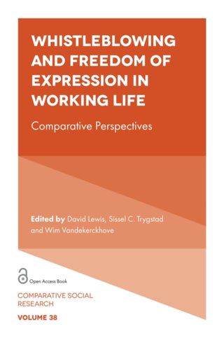 Cover image for 9781806868889 - Whistleblowing and Freedom of Expression in Working Life