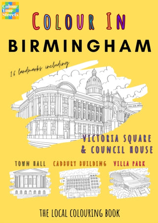 Cover image for 9781806880171 - Birmingham Colouring Book (A4)