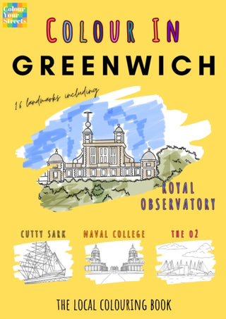 Cover image for 9781806880232 - Greenwich Colouring Book (A4)