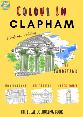 Cover image for 9781806881062 - Clapham Colouring Book (A4)
