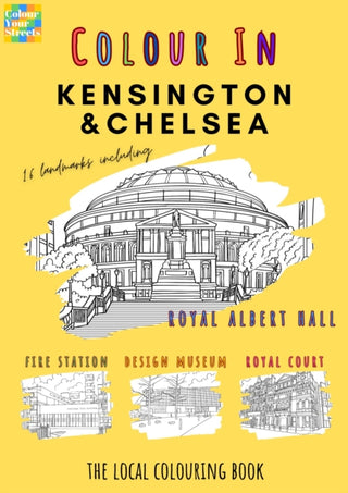 Cover image for 9781806881086 - Kensington & Chelsea Colouring Book (A4)