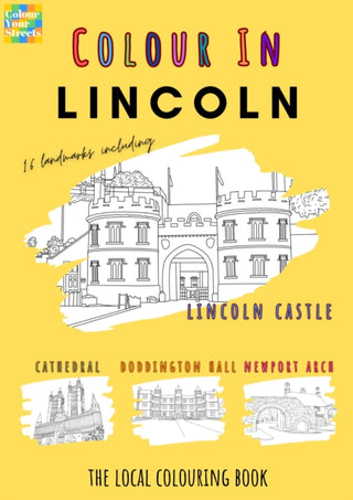 Cover image for 9781806881109 - Lincoln Colouring Book (A4)