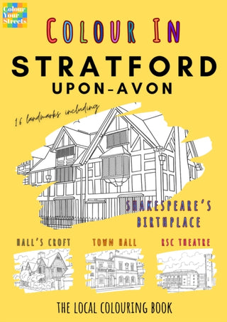 Cover image for 9781806881123 - Stratford-upon-Avon Colouring Book (A4)