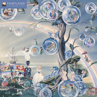 Cover image for 9781806940042 - Fairyland by Jean & Ron Henry Wall Calendar 2027 (Art Calendar)