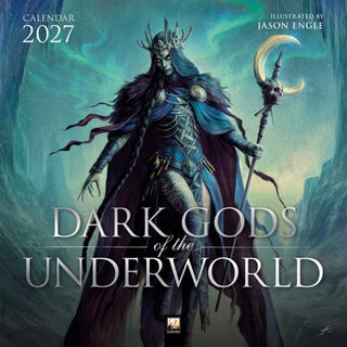 Cover image for 9781806940172 - Dark Gods of the Underworld: Illustrated by Jason Engle Wall Calendar 2027 (Art Calendar)