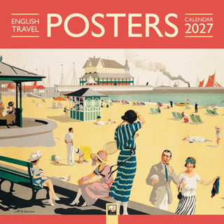 Cover image for 9781806940417 - English Travel Posters Wall Calendar 2027 (Art Calendar)