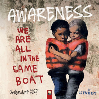 Cover image for 9781806940431 - TVBOY: Awareness Wall Calendar 2027 (Art Calendar)