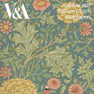 Cover image for 9781806940844 - V&A: William Morris Wallpapers Wall Calendar 2027 (Art Calendar)