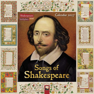 Cover image for 9781806941117 - Shakespeare Birthplace Trust: Songs of Shakespeare Wall Calendar 2027 (Art Calendar)