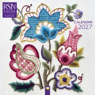 Cover image for 9781806941148 - Royal School of Needlework Wall Calendar 2027 (Art Calendar)