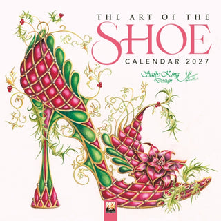 Cover image for 9781806941285 - Sally King Design: The Art of the Shoe Mini Wall Calendar 2027 (Art Calendar)