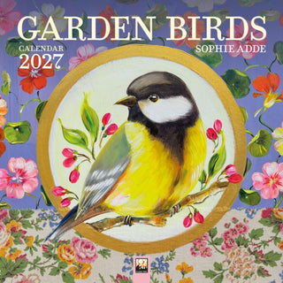 Cover image for 9781806941292 - Sophie Adde: Garden Birds Mini Wall Calendar 2027 (Art Calendar)