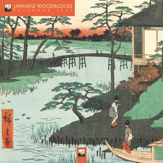 Cover image for 9781806941353 - Japanese Woodblocks Mini Wall Calendar 2027 (Art Calendar)