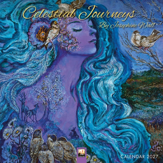 Cover image for 9781806941377 - Celestial Journeys by Josephine Wall Mini Wall Calendar 2027 (Art Calendar)