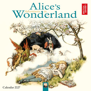 Cover image for 9781806941452 - British Library: Alice's Adventures in Wonderland Mini Wall Calendar 2027 (Art Calendar)